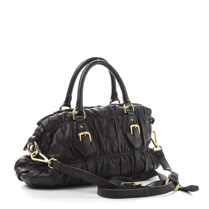 Prada Nappa Gaufre Shopping Satchel Caffe 3 of 18