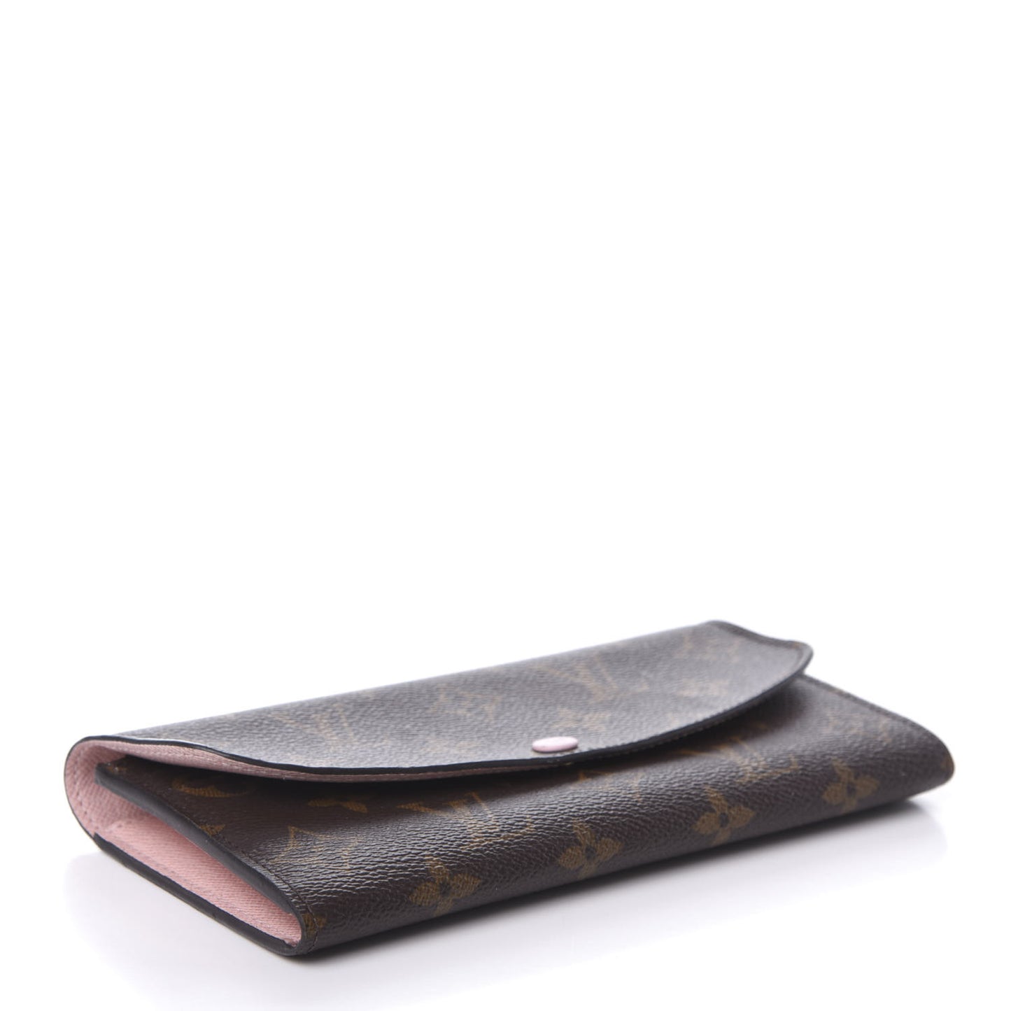 Monogram Emilie Wallet Rose Ballerine