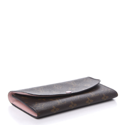 Louis Vuitton Monogram Emilie Wallet Rose Ballerine 7 of 12