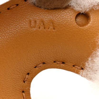 Hermes Milo Lambskin Shearling Budy Charm Biscuit 4 of 5