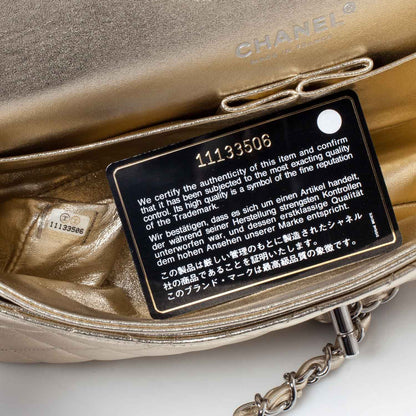 Chanel Lambskin Medium Double Flap Gold 9 of 10