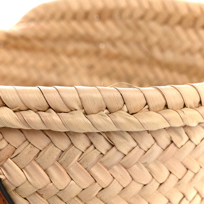 Chloe Raffia Small Grain Calfskin Medium Marcie Basket Tan 13 of 13