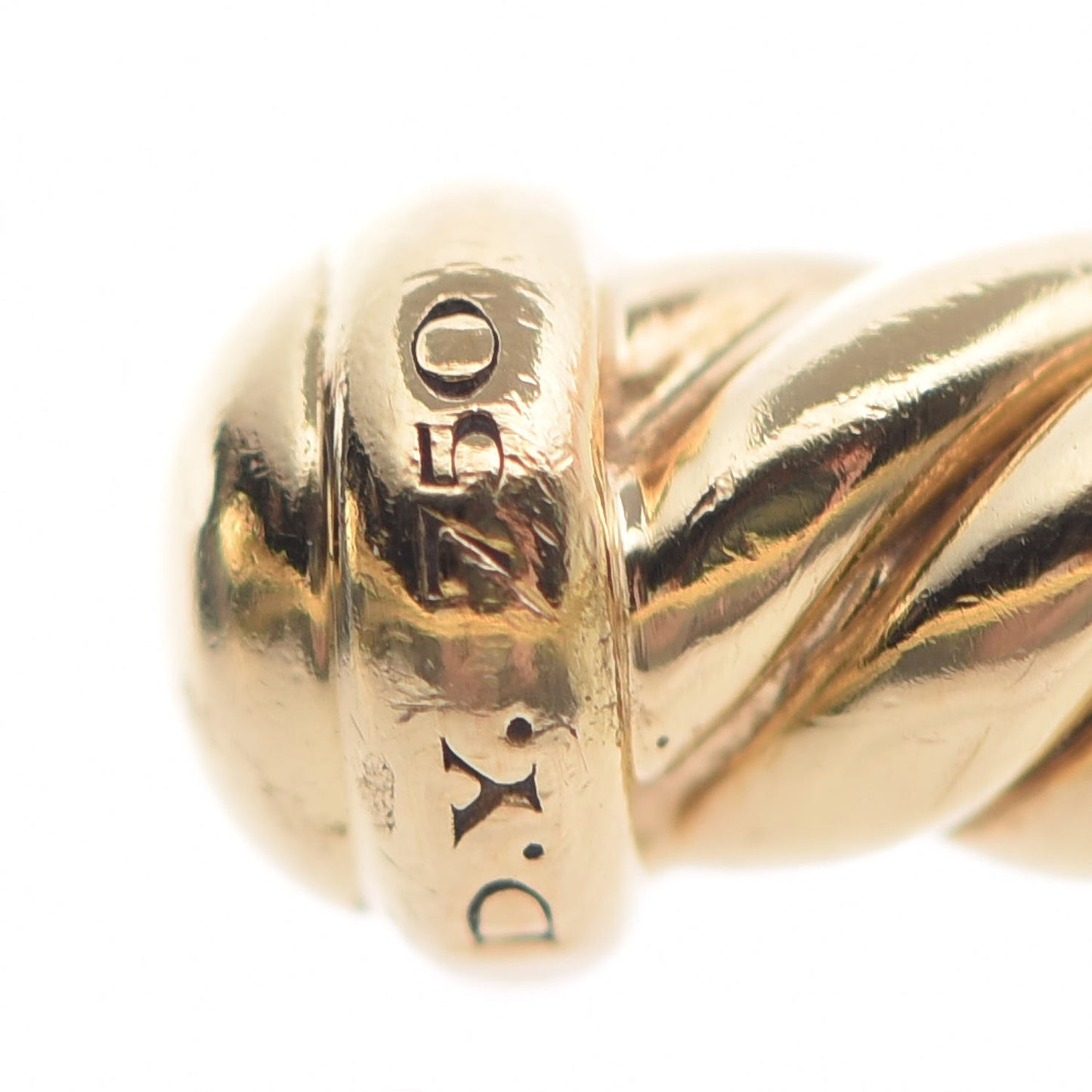 18K Yellow Gold 4mm Cablespira Bracelet