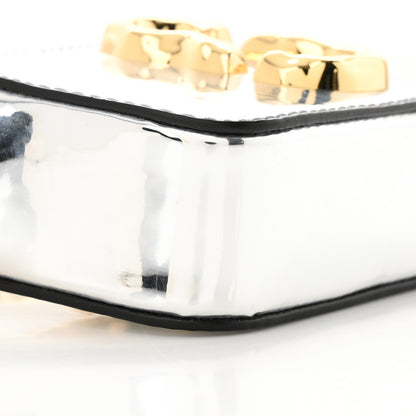 Marc Jacobs Metallic Calfskin Snapshot Camera Bag Silver 9 of 10