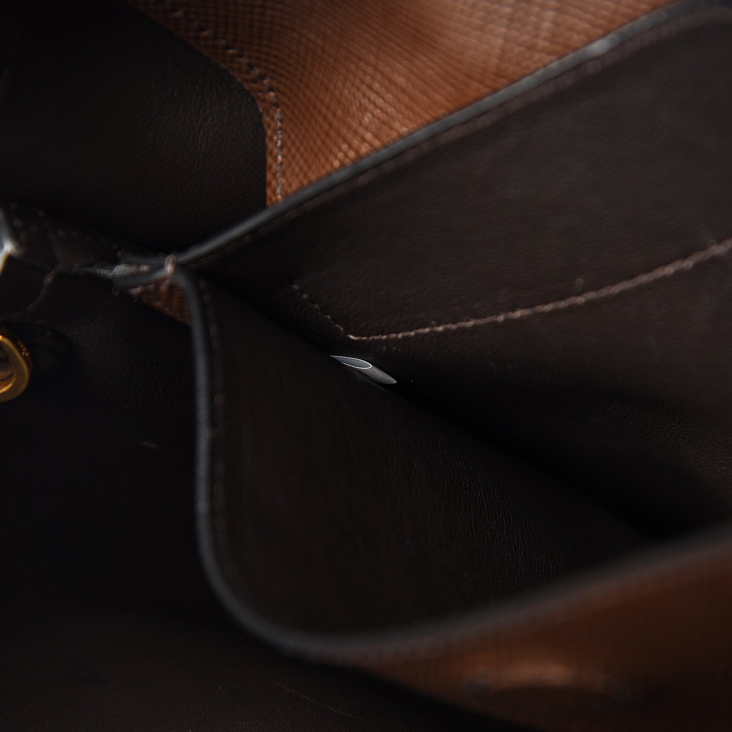 Prada Saffiano Cuir Large Double Bag Cacao 7 of 12