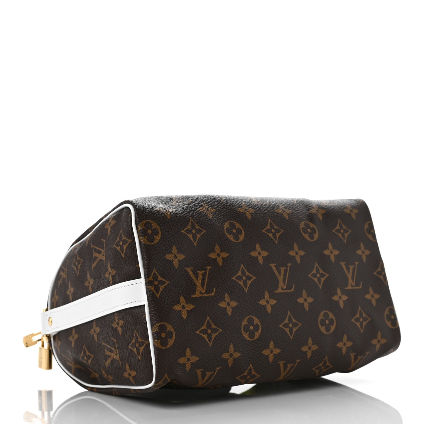 Monogram LV Match Speedy Bandouliere 25 White