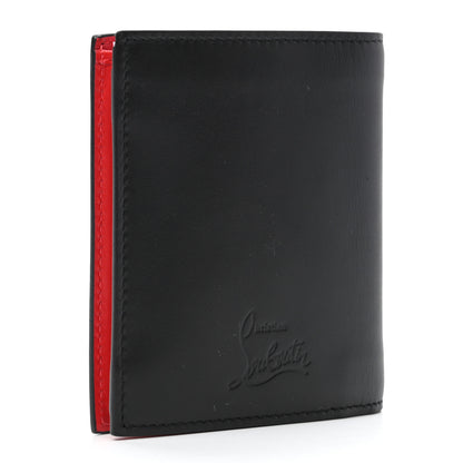 Christian Louboutin Calfskin Spiked Bi-Fold Wallet Black 3 of 8