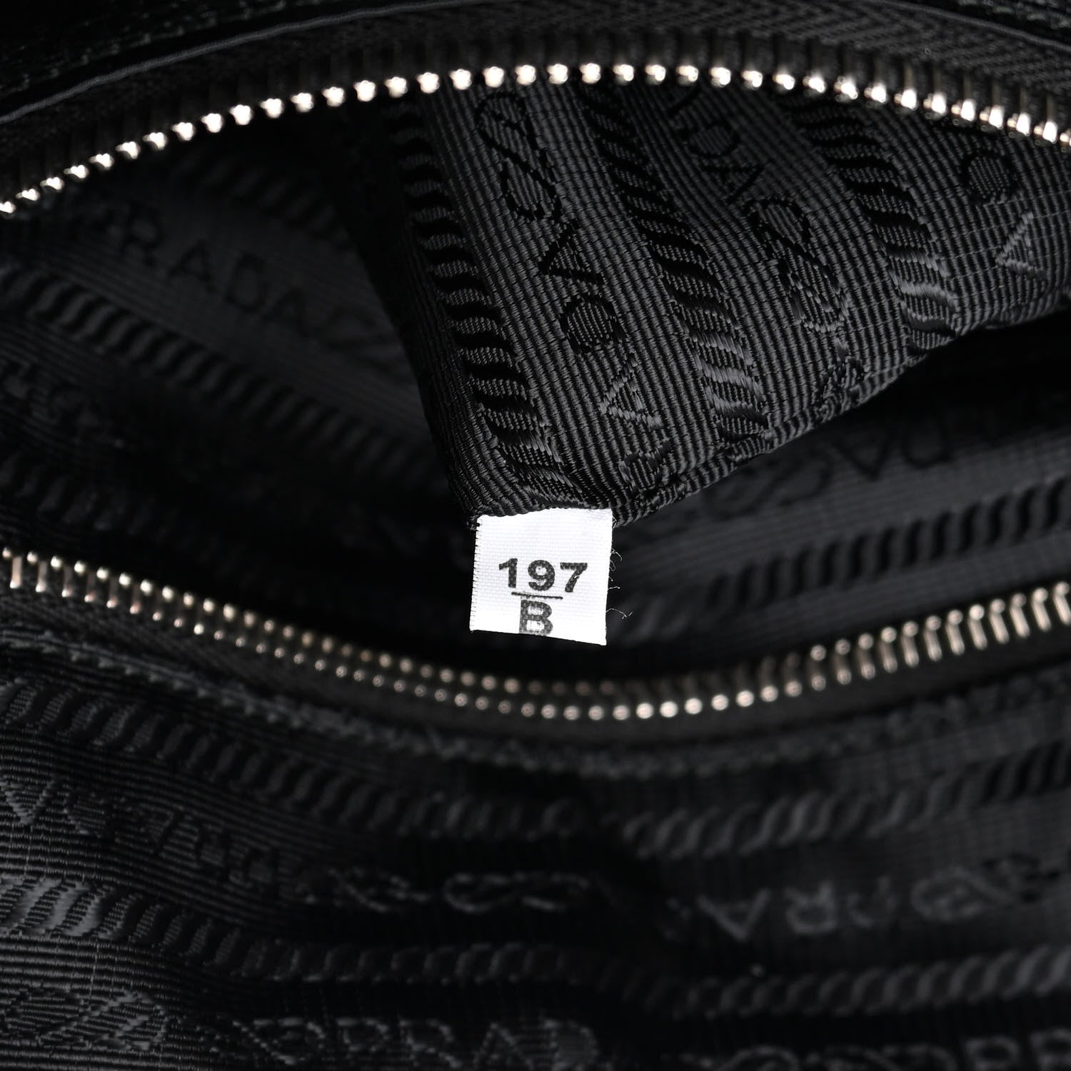 Prada Nylon Tessuto Impuntu Quilted Shoulder Bag Black 8 of 11