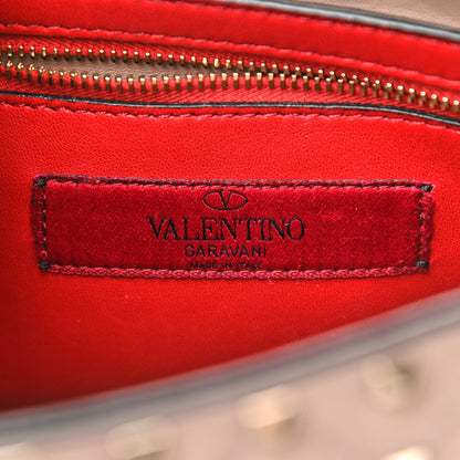 Valentino Garavani Lambskin Medium Rockstud Spike Shoulder Bag Poudre 6 of 8