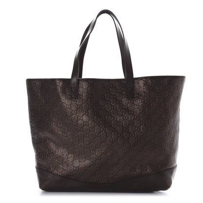 Gucci Guccissima Large Tote Bronze 1 of 12