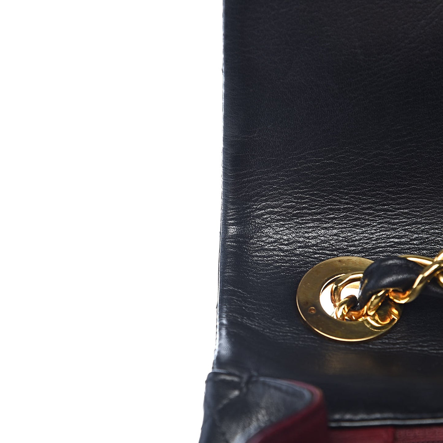 Lambskin Quilted XL Jumbo Single Flap Black