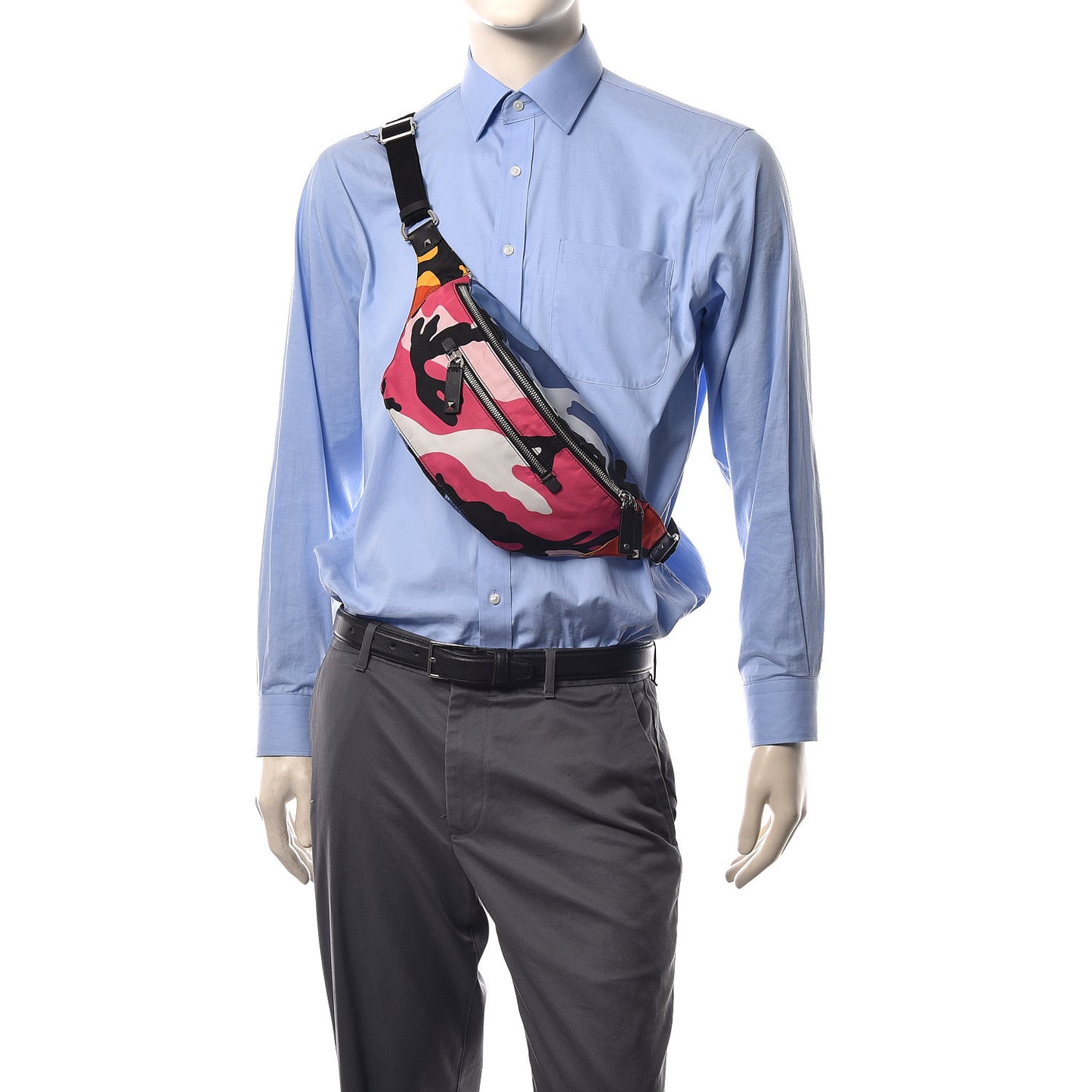 Nylon Camouflage Belt Bag Multicolor