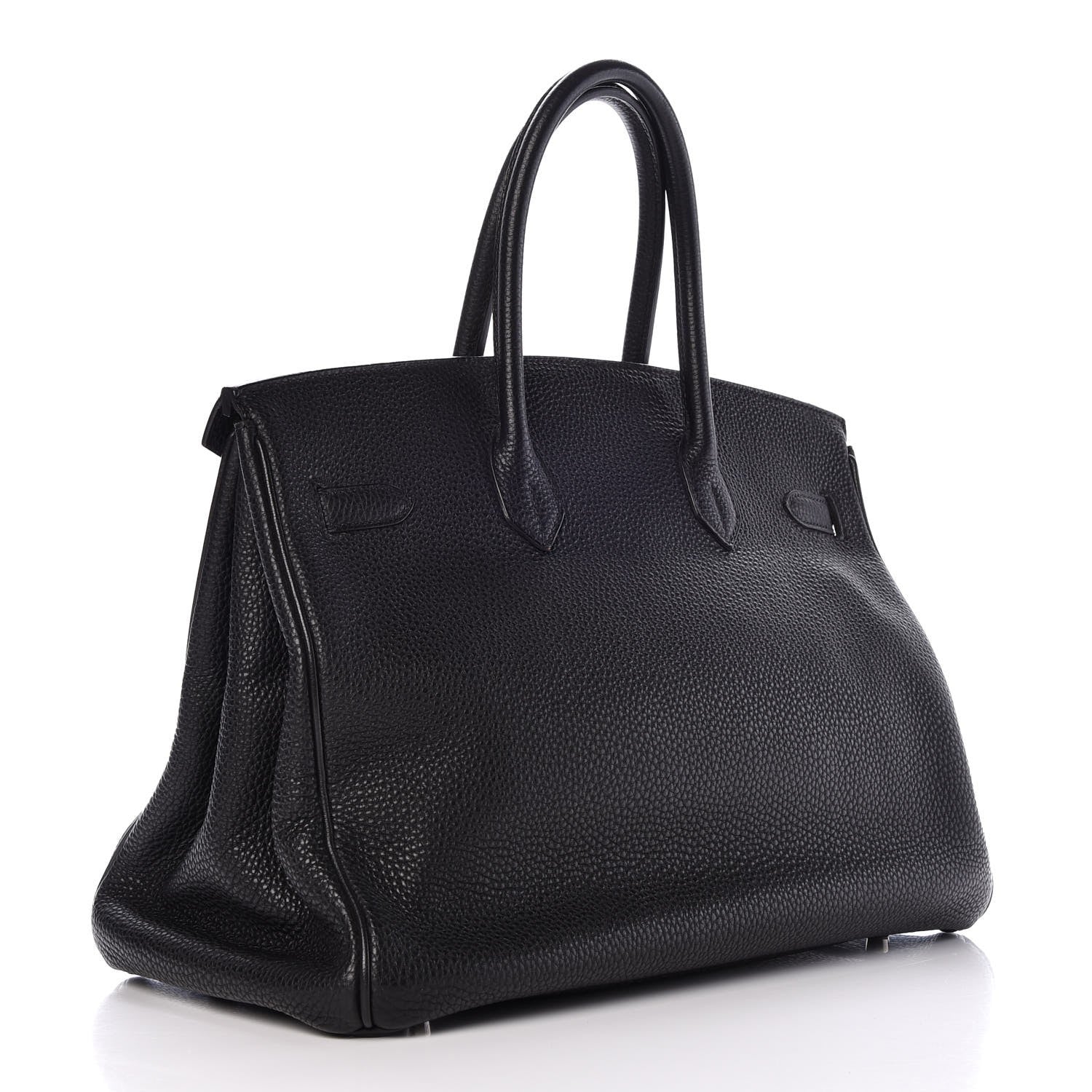 Hermes Taurillon Clemence Birkin 35 Black 3 of 39
