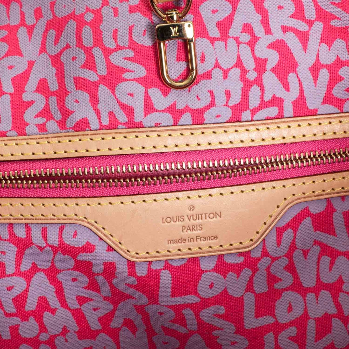 Monogram Graffiti Neverfull GM Fuchsia
