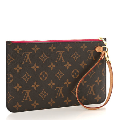 Louis Vuitton Monogram Neverfull MM GM Pochette Pivoine 3 of 8