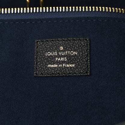 Louis Vuitton Empreinte Monogram Giant Neverfull MM Black 6 of 9