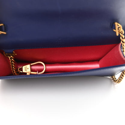 Gucci Velvet Matelasse GG Marmont Mini Bag Cobalt Blue 5 of 10