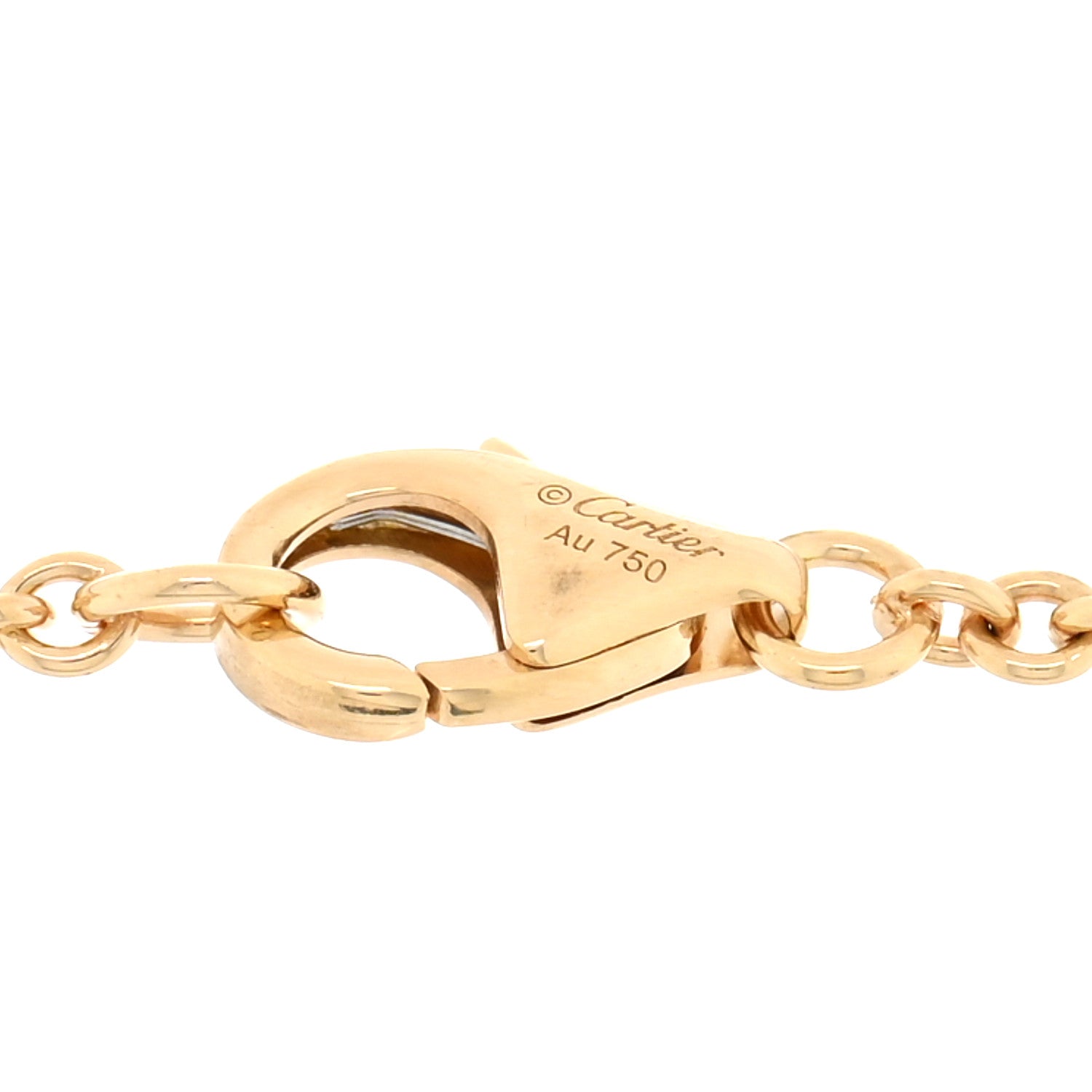 Cartier 18K Yellow Gold Interlocking LOVE Bracelet 3 of 4
