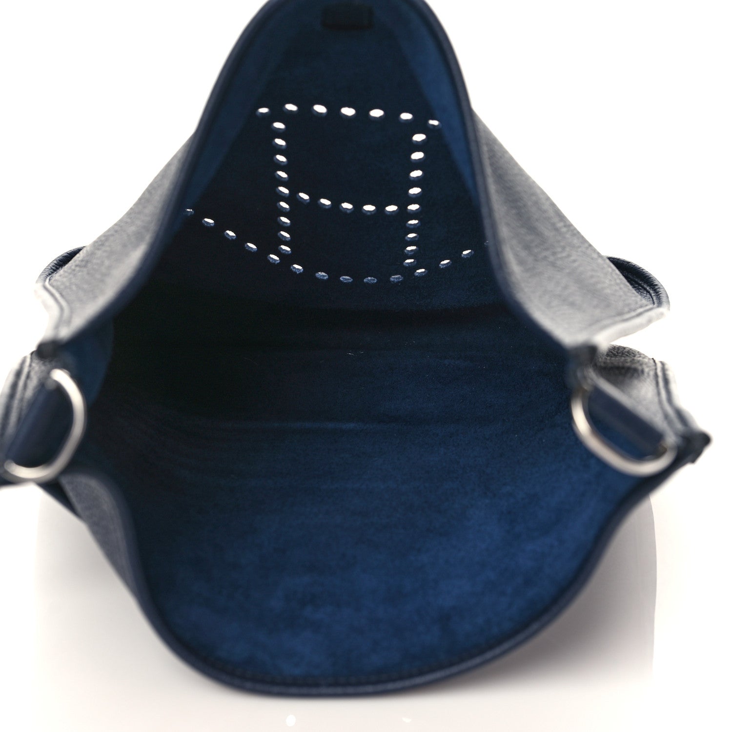 Hermes Taurillon Clemence Evelyne III GM Bleu Nuit 5 of 9