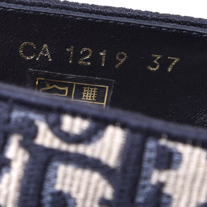 Christian Dior Oblique Embroidered Granville 15mm Espadrilles 37 Deep Blue 8 of 9