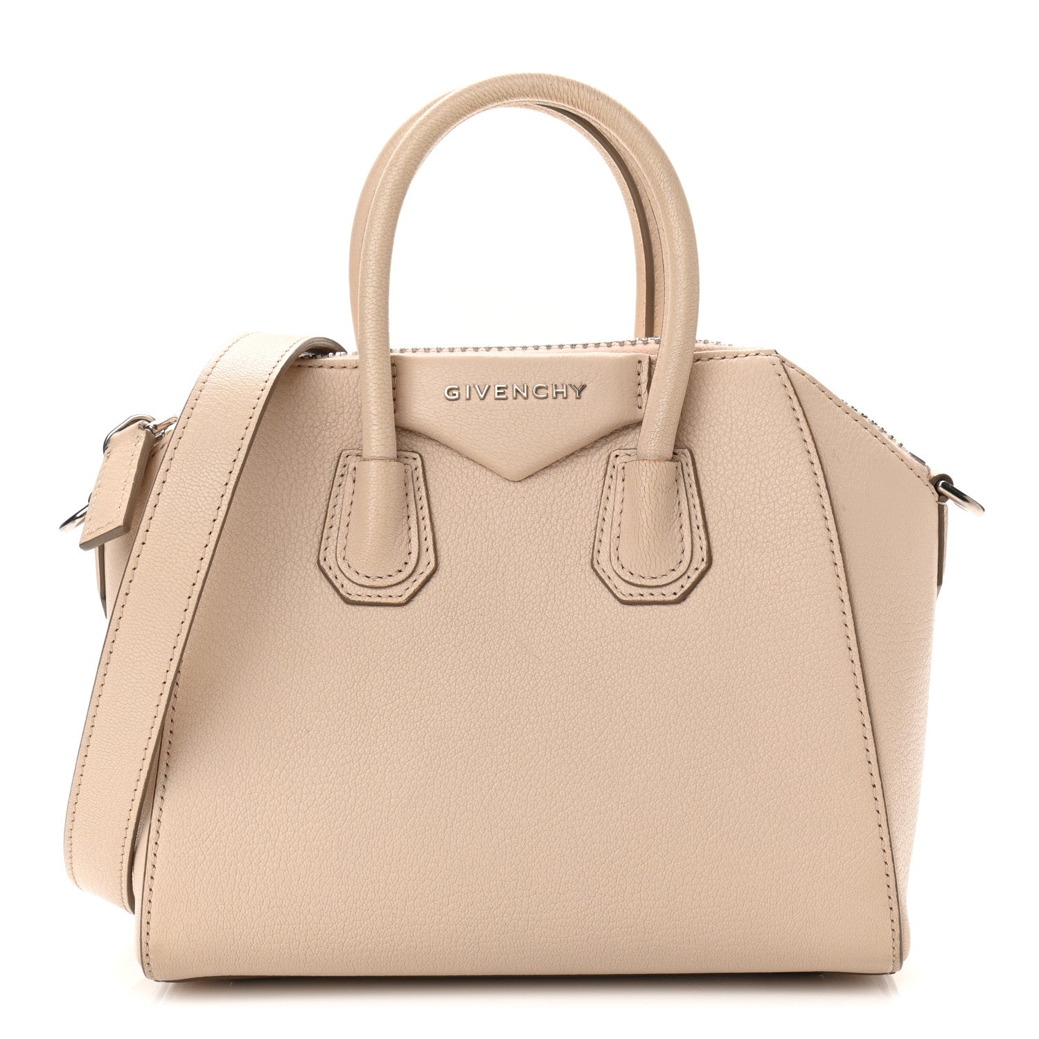 Givenchy Sugar Goatskin Mini Antigona Nude Pink 1 of 11