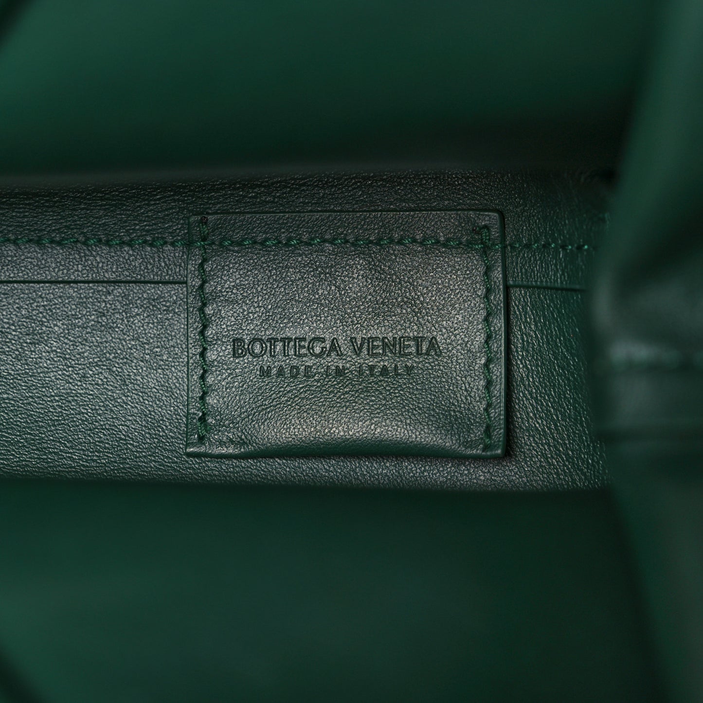 Calfskin Small The Point Triangle Bag Raintree
