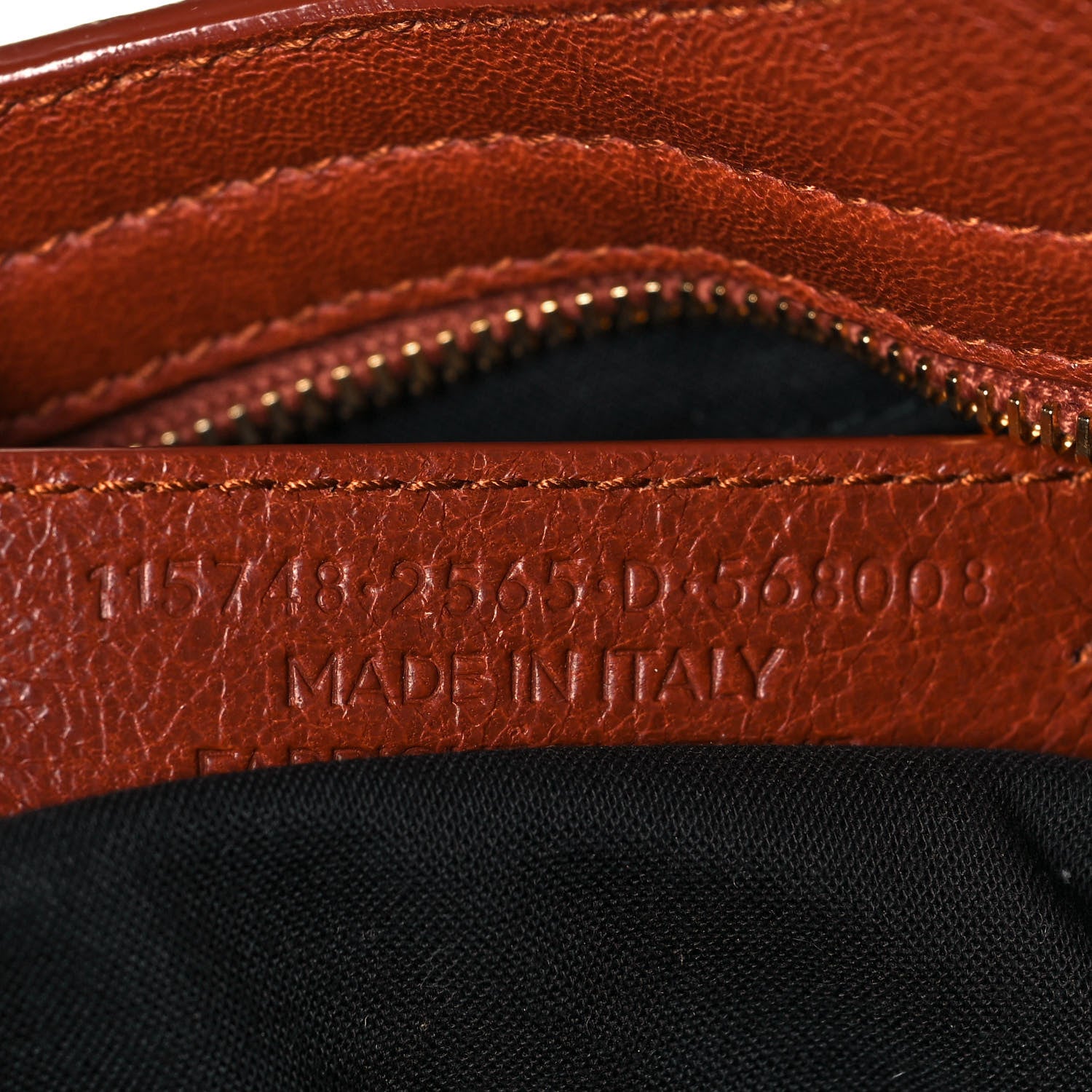 Balenciaga Agneau Classic Gold Hardware City Marron Cognac 7 of 12