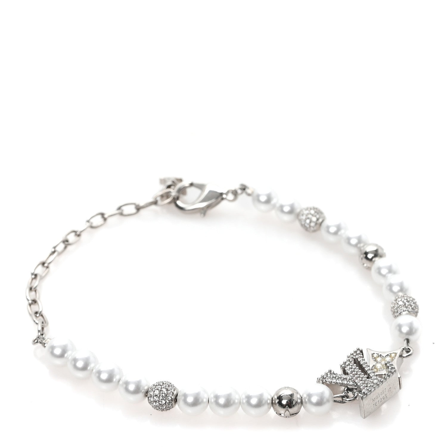 Louis Vuitton Pearls Fusion Bracelet Silver 1 of 5