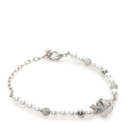 Louis Vuitton Pearls Fusion Bracelet Silver 1 of 5