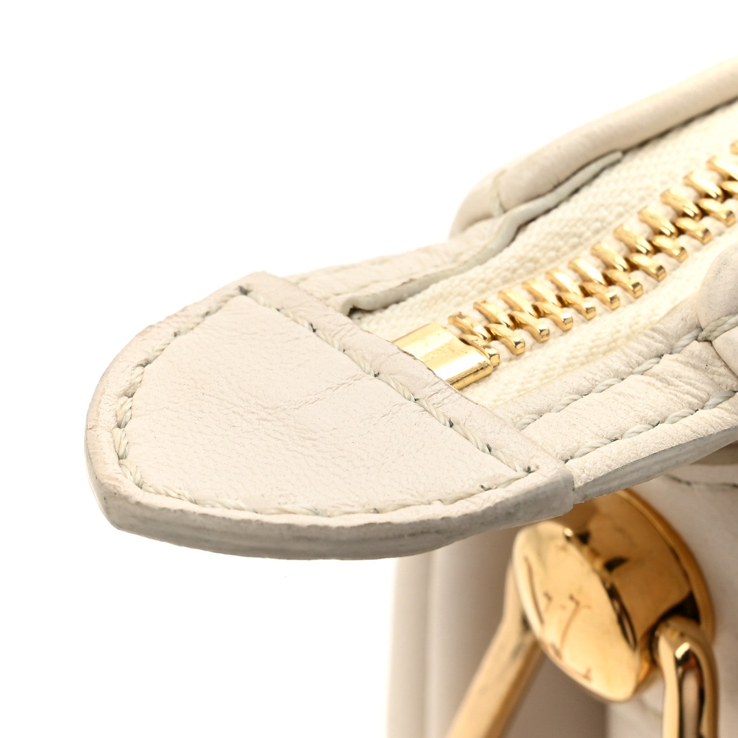 Louis Vuitton Lambskin Embossed Monogram Coussin PM Beige Cream 15 of 15