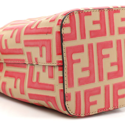 Fendi Vitello Liberty F is Fendi FF Embossed Mini Mon Tresor Bucket Bag Amido Fiamma 9 of 18