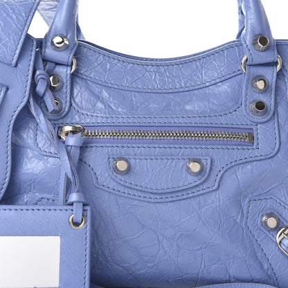 Balenciaga Agneau Classic Silver Hardware Mini City Light Purple 9 of 9