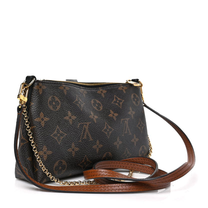 Louis Vuitton Monogram Pallas Clutch Black 3 of 8