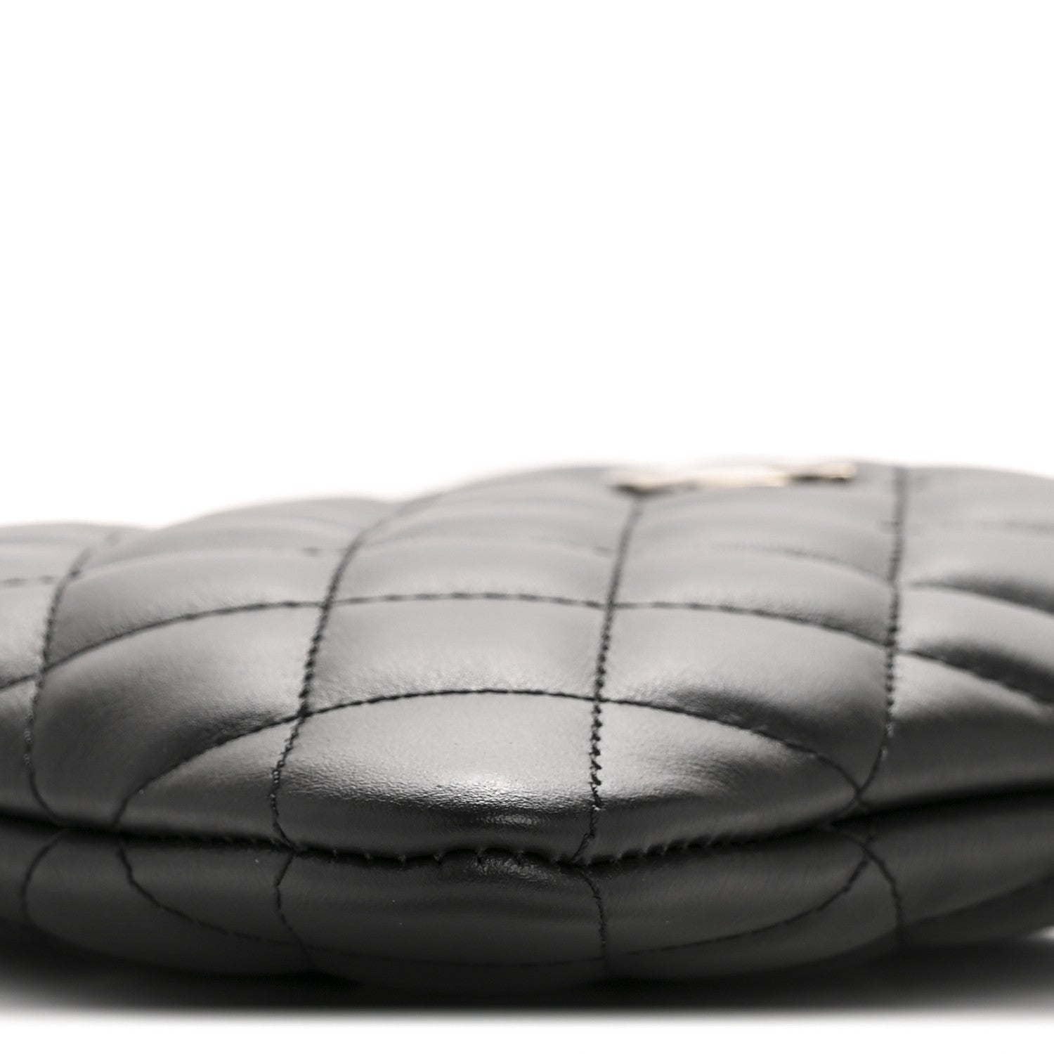 Chanel Lambskin Quilted Uniform Crossbody Bag Black 10 of 10