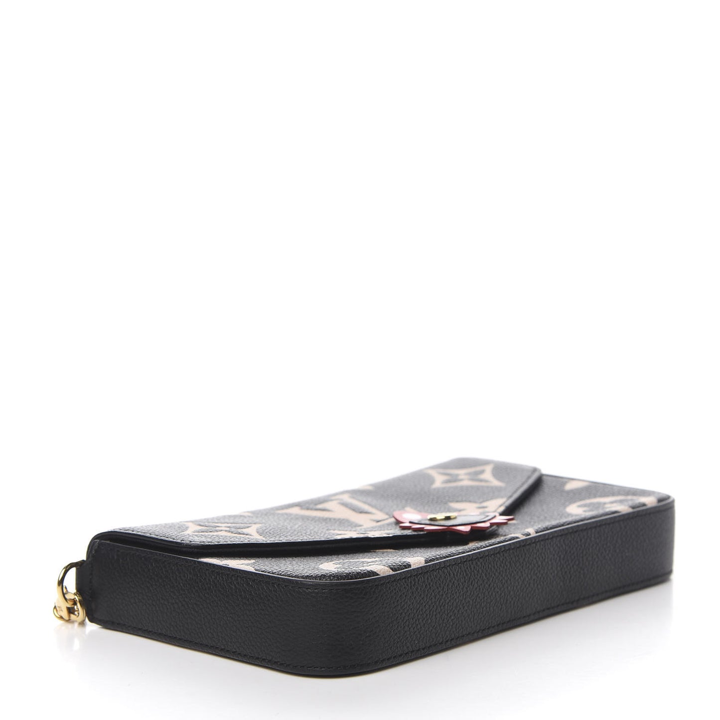 Empreinte Monogram Giant Crafty Pochette Felicie Black Creme