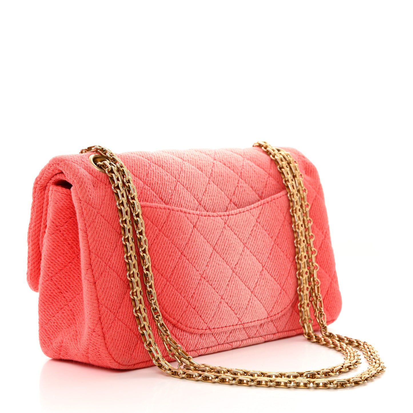 Ombre Denim Quilted 2.55 Reissue 225 Flap Coral