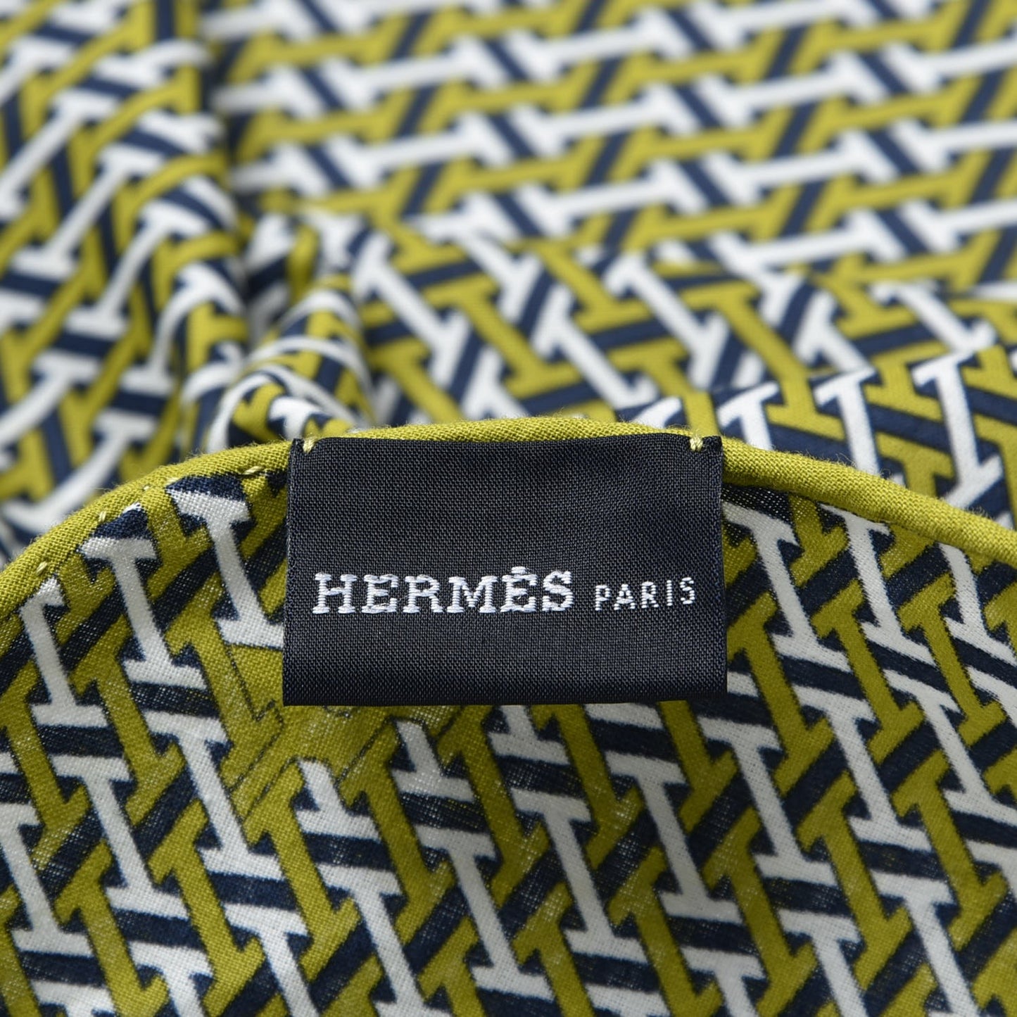 Cotton H Sublime Losange Scarf GM