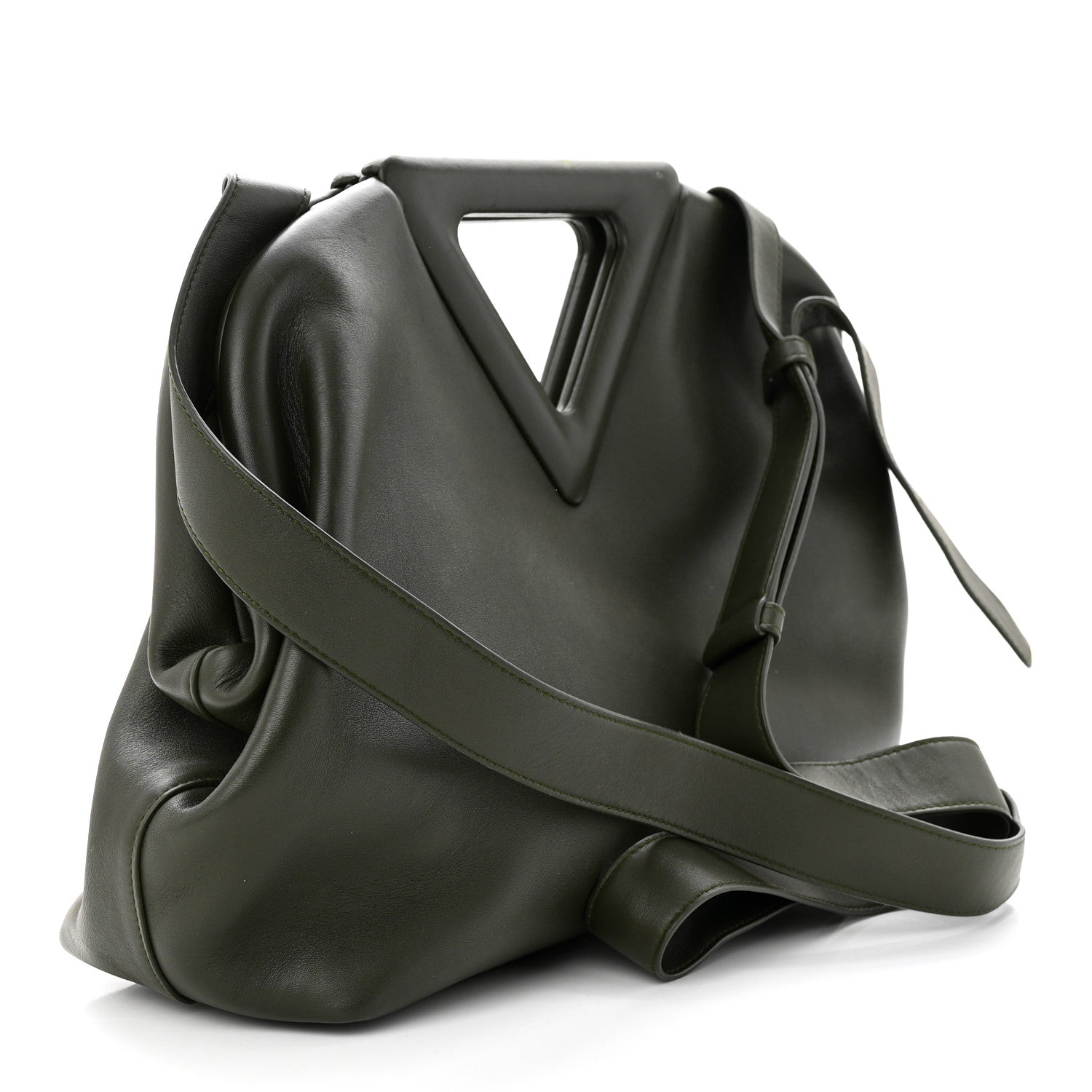 Bottega Veneta Calfskin Large The Point Triangle Bag Camping 3 of 11