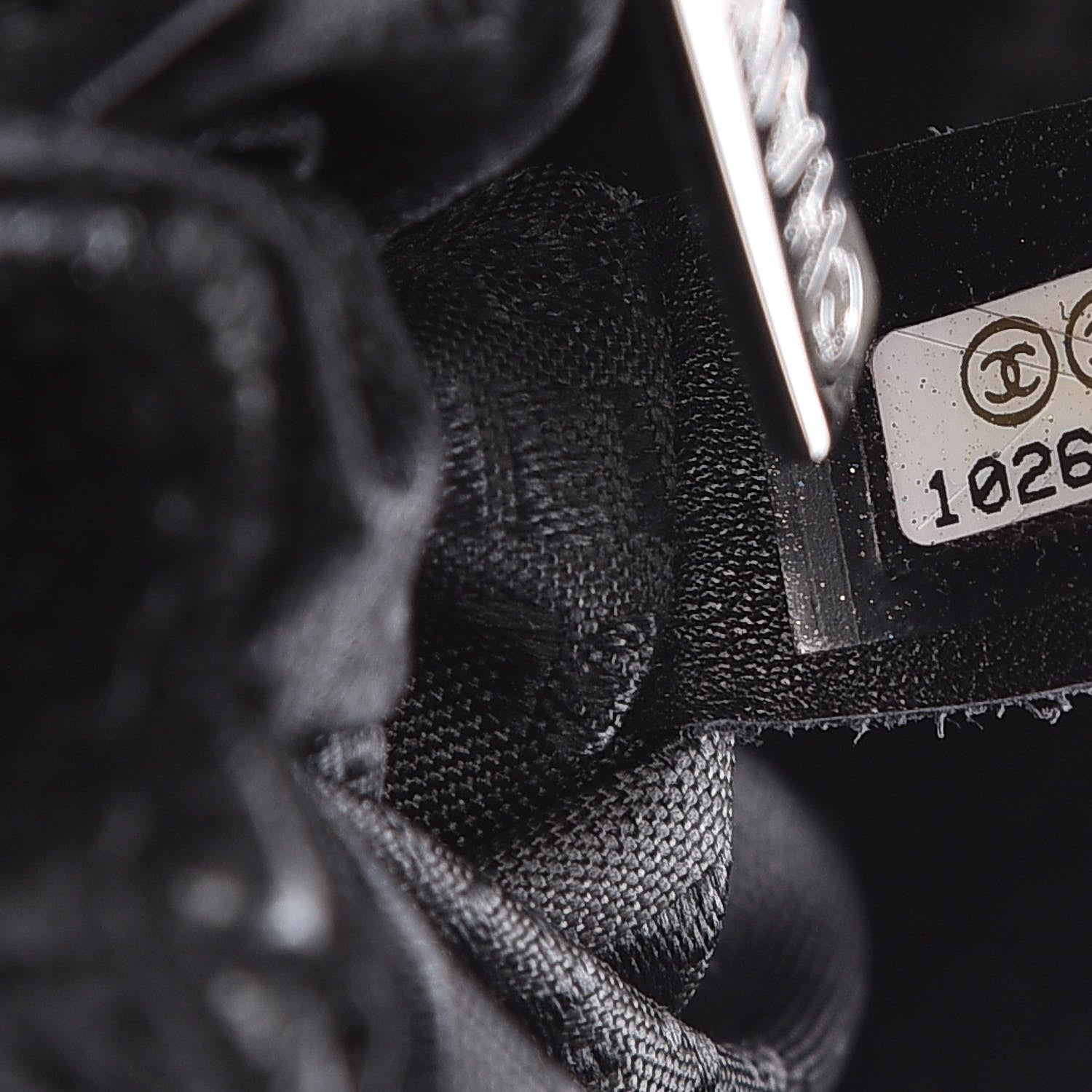 Chanel Glazed Crackled Calfskin Quilted Mademoiselle Flap Black 7 of 13