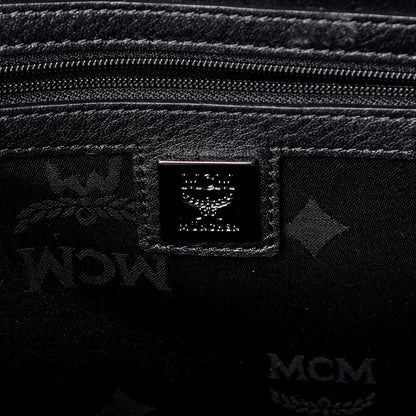 MCM Visetos Medium Sprinkle Stud Stark Backpack Black 8 of 10