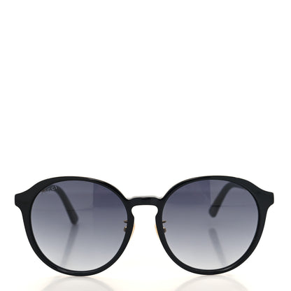 Gucci Acetate Round Frame Sunglasses GG0205SK Black 2 of 7
