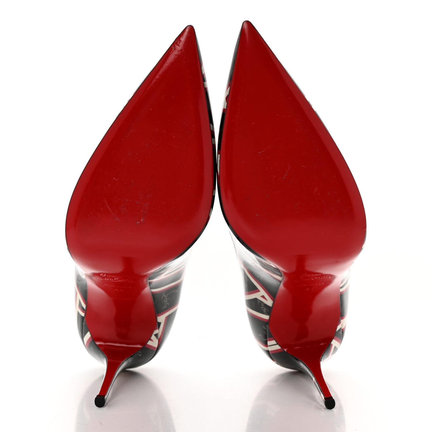 Christian Louboutin Patent Ribbon Kate 100 Pumps 41 Multicolor 5 of 12