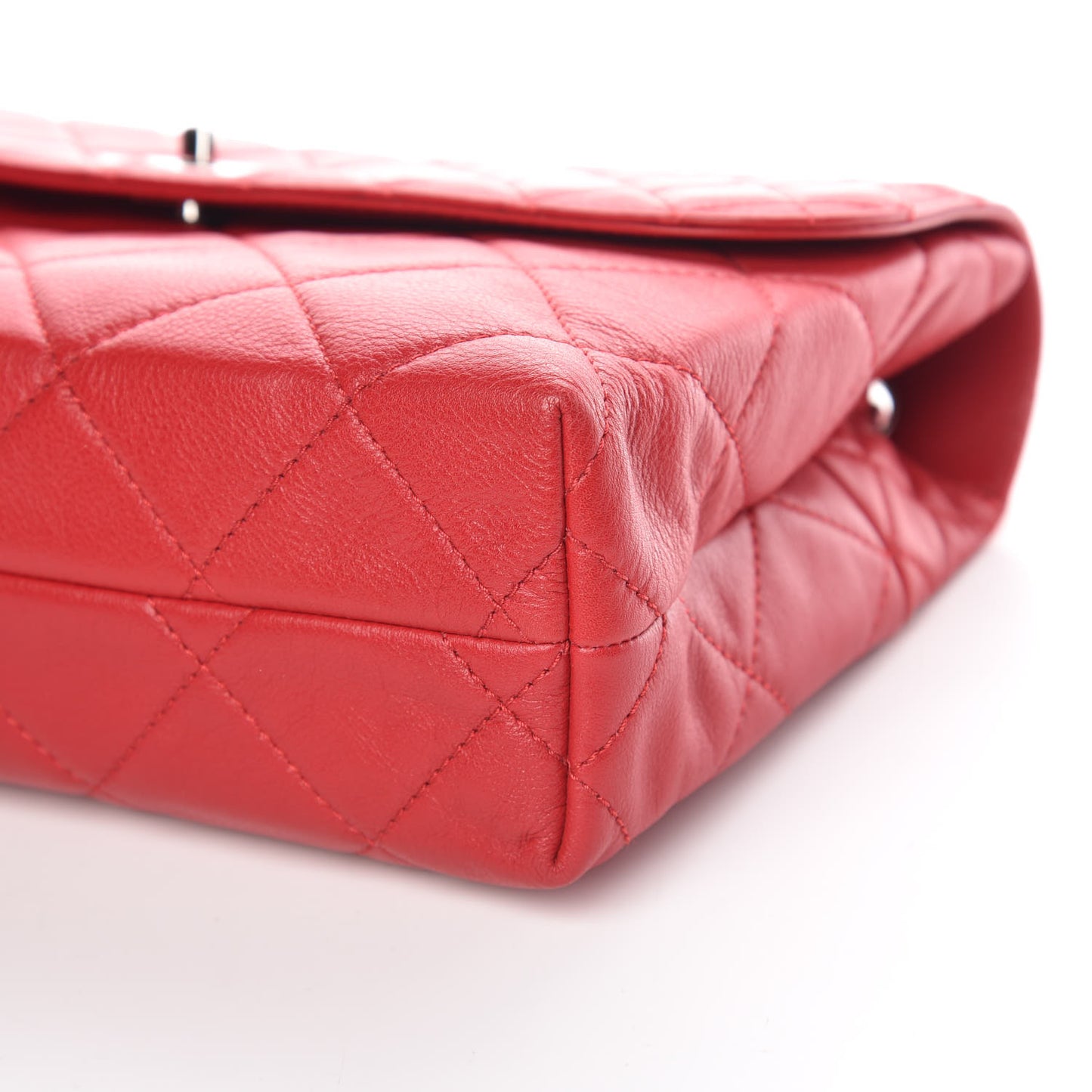 Calfskin Quilted In The Business Flap Red