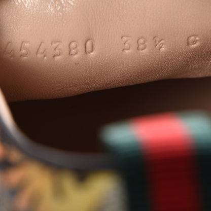 Gucci GG Supreme Monogram Bengal Womens Dublin Slip On Sneakers 38.5 Beige Pink 9 of 10