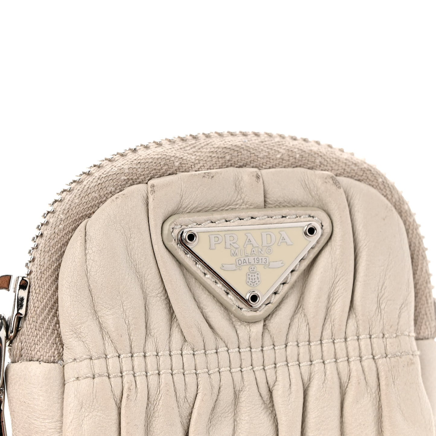 Nappa Gaufre Re-Edition 2005 Shoulder Bag Talco