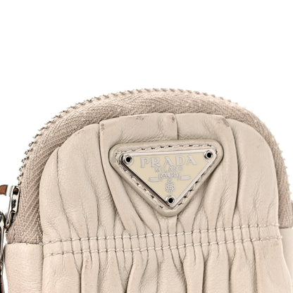 Prada Nappa Gaufre Re-Edition 2005 Shoulder Bag Talco 12 of 13