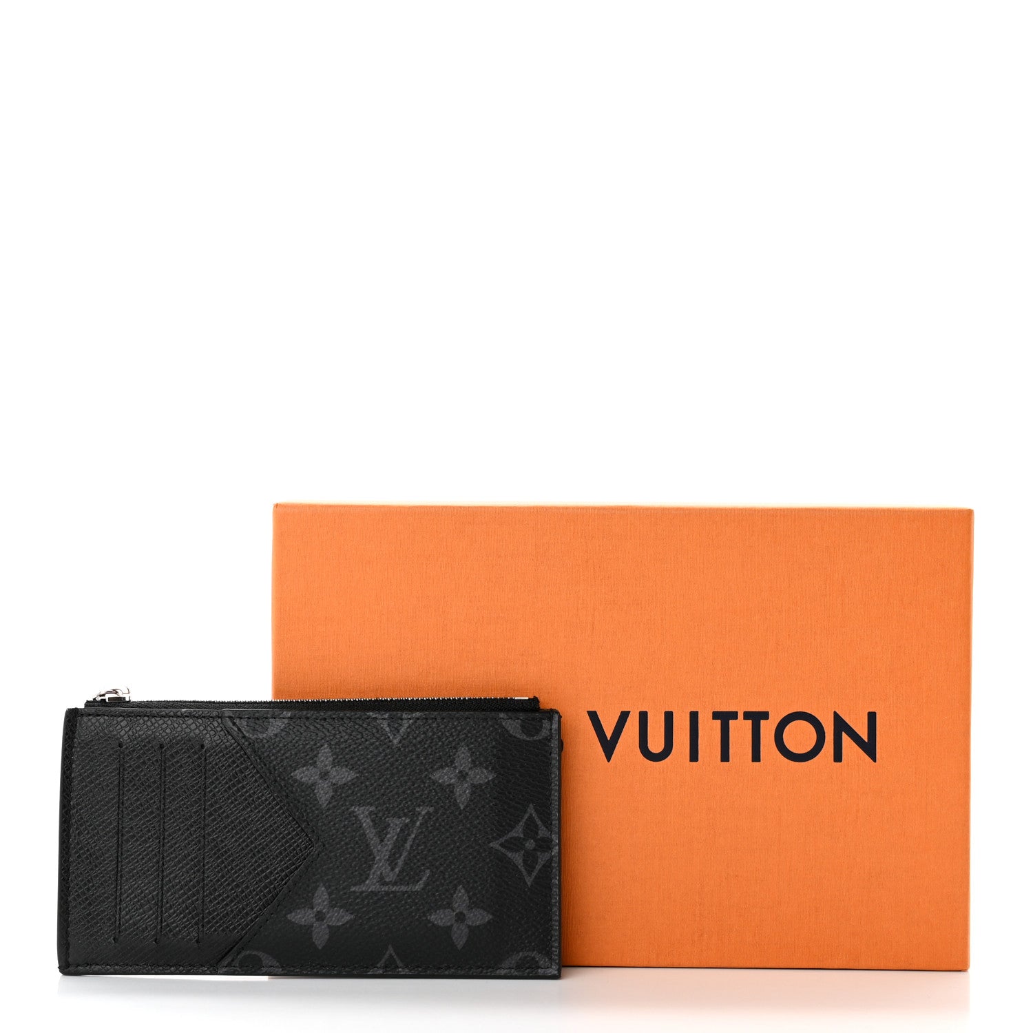 Louis Vuitton Monogram Eclipse Taiga Coin Card Holder 10 of 10