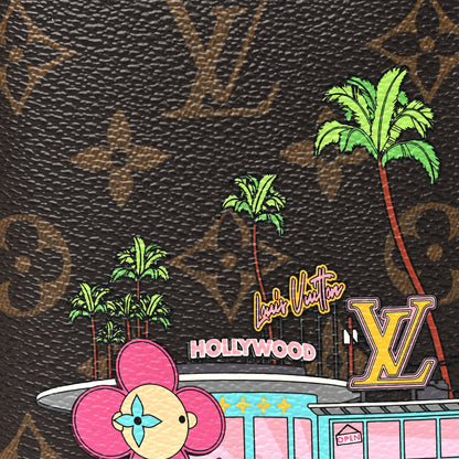 Louis Vuitton Monogram 2021 Christmas Animation Hollywood Passport Cover Fuchsia 7 of 8