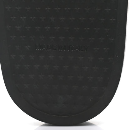 Givenchy Rubber Logo Pool Slide Sandals 38 Yellow Black 7 of 9