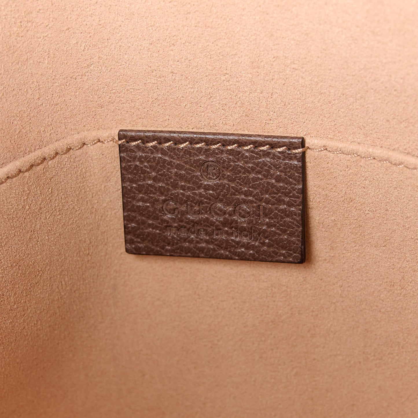 GG Supreme Monogram Web Ophidia Pouch Brown